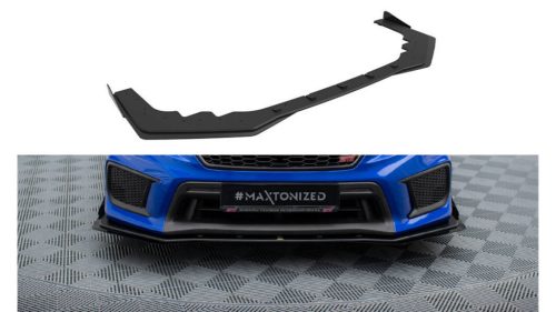 Splitter Subaru WRX STI Facelift Front Pro + flaps Black-Red