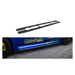   Maxton Design Küszöbtoldat Subaru WRX STI Mk1 (2017–2021) – Fekete-Piros