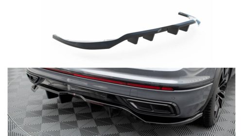 Splitter Volkswagen Tiguan II Facelift Allspace R-Line Rear Central with Diffuser