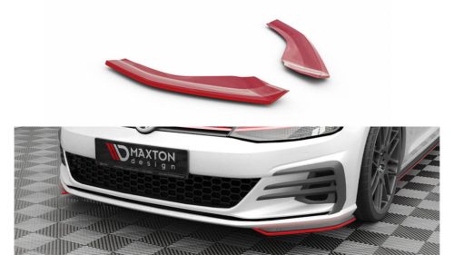 Splitter Volkswagen Golf 7 Facelift GTI Front Side Red
