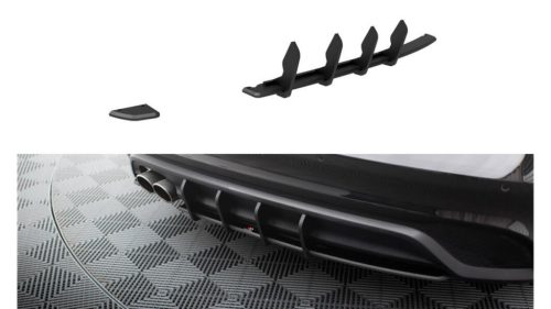 Diffuser Jaguar XE X760 Facelift Rear Street Pro Red
