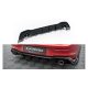 Diffuser Volkswagen Golf 8 GTE Rear Valance + Exhaust Ends Imitation Black