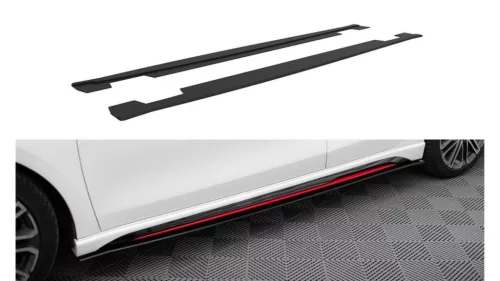 Maxton Design Küszöbtoldat Kia Ceed Mk3 ProCeed GT (2018–) – Fekete-Piros