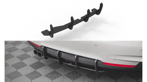 Diffuser BMW 4 F32 M-Pack Rear Street Pro v.1 Red