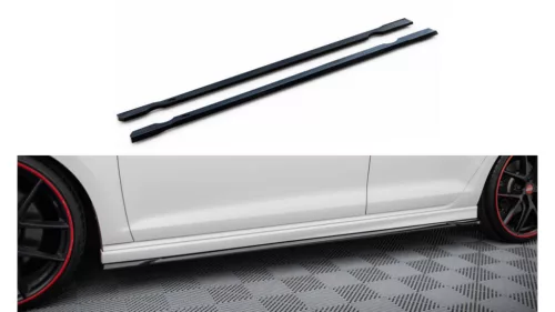 Side Skirts Diffusers V.4 Volkswagen Golf R Mk7