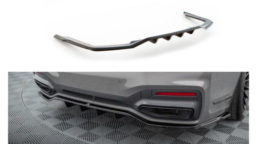 Splitter BMW 7 M-Pack G11 G12 Facelift Rear Central with Diffuser v.2