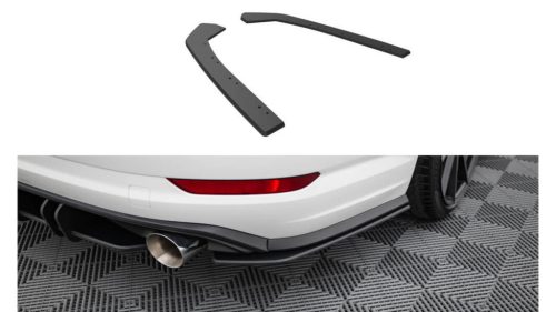 Splitter Volkswagen Jetta GLI Mk7 Rear Side Street Pro Black-Red