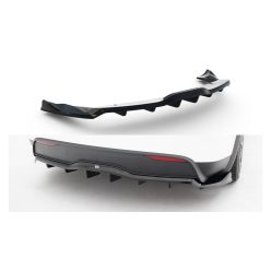   Maxton Design Hátsó Középső Toldat / Diffúzor Tesla Model X Facelift (2021–)