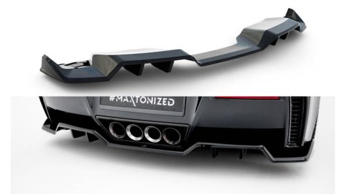 Splitter Chevrolet Corvette Z06 C7 Rear Central with Diffuser