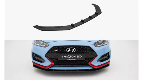Maxton Design Első Toldat / Splitter Hyundai Veloster N Mk2 (2020–) – Fekete