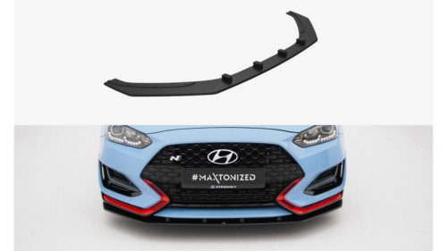 Maxton Design Első Toldat / Splitter Hyundai Veloster N Mk2 (–) – Fekete-Piros