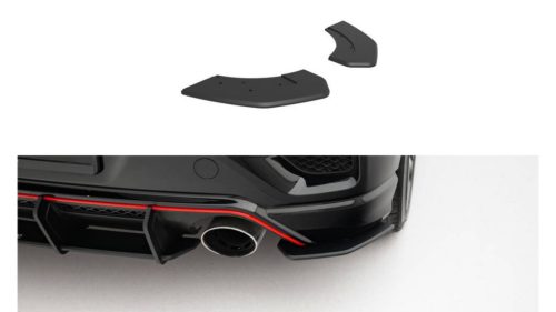 Maxton Design Hátsó Sarokelemek Hyundai Veloster N Mk2 – Fekete-Piros