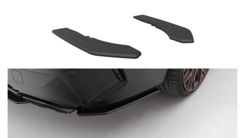 Maxton Design Hátsó Sarokelemek BMW G22 G23 M-Pack Facelift (2020–) – Fekete-Piros