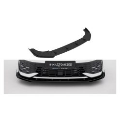   Maxton Design Első Toldat / Splitter Volkswagen Golf GTI GTE R-Line Mk8 Facelift (2024–) – Fényes Fekete