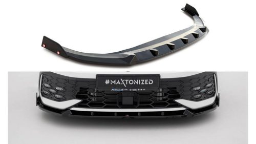 Splitter Volkswagen Golf GTI GTE R-Line Mk8 Facelift Front v.2 + Flaps