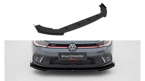 Maxton Design Első Toldat / Splitter Volkswagen Polo GTI Mk6 Facelift (2021–) – Fényes Fekete