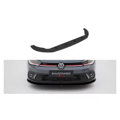   Maxton Design Első Toldat / Splitter Volkswagen Polo GTI Mk6 Facelift (2021–) – Fekete-Piros