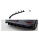 Diffuser Volkswagen Polo GTI Mk6 Facelift Rear Street Pro Gloss Flaps Black-Red