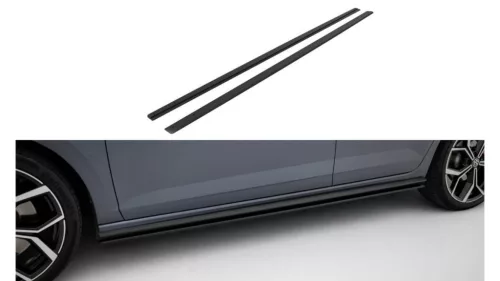 Maxton Design Küszöbtoldat Volkswagen Polo GTI Mk6 Facelift (2021–) – Fekete-Piros