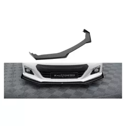   Maxton Design Első Toldat / Splitter Subaru BRZ Mk1 (2012–2017) – Fekete-Piros + Fényes Toldatok