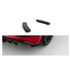 Splitter Volkswagen Golf R R-Line Mk7 Rear Side Facelift Red