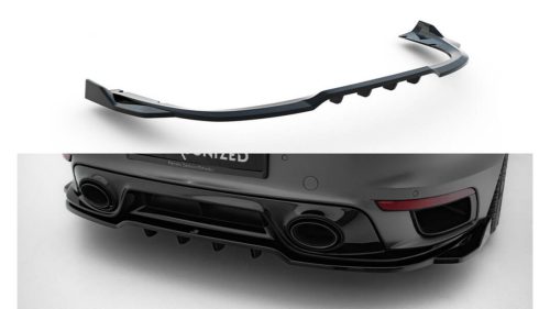 Splitter Porsche 911 Turbo S Sport Package 992 Rear Central with Diffuser