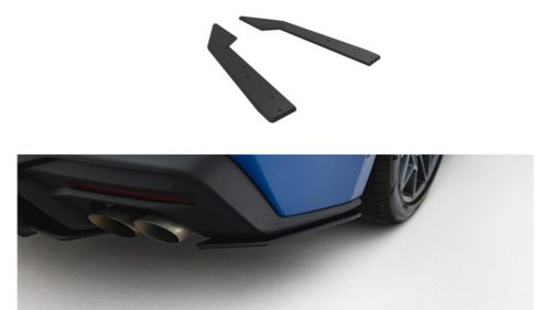 Splitter Ford Mustang GT Mk7 Rear Side Street Pro Black