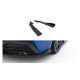 Splitter Ford Mustang GT Mk7 Rear Side Street Pro Black-Red + Gloss Flaps