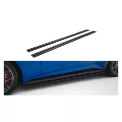   Maxton Design Küszöbtoldat Ford Mustang Mk7 GT (2023–) – Fekete-Piros