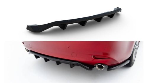 Splitter Mazda 6 Mk3 Facelift Rear Central with Diffuser