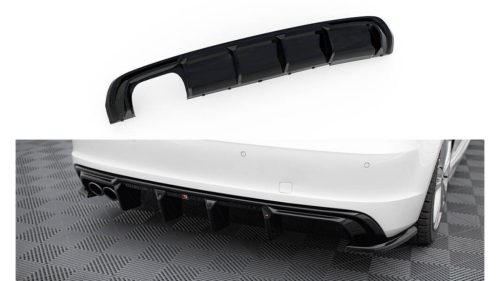 Diffuser Audi A3 S-Line 8V Rear Valance Version with double exhaust tip