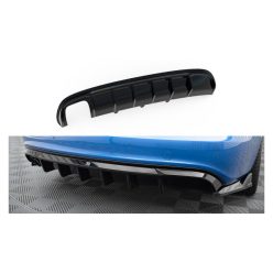   Diffuser Audi A4 S-Line B8 Rear Valance Version with a double exhaust tip on one side