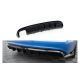 Diffuser Audi A4 S-Line B8 Rear Valance Version with a double exhaust tip on one side