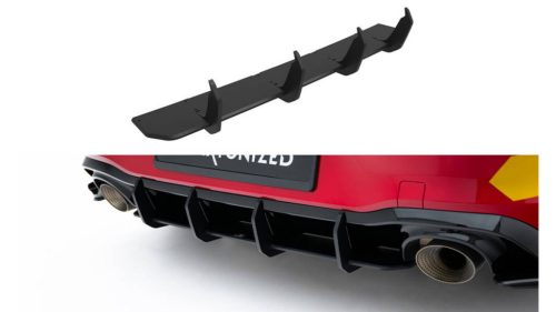 Diffuser Volkswagen Golf GTI Clubsport Mk8 Facelift Rear Street Pro v.2 Red