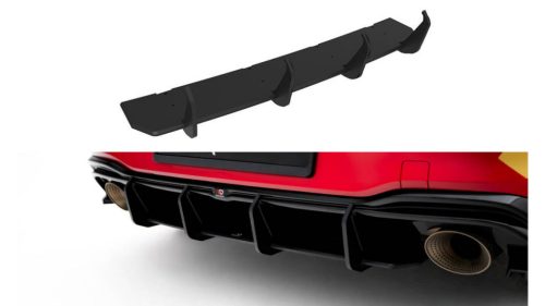 Diffuser Volkswagen Golf GTI Clubsport Mk8 Facelift Rear Street Pro v.1 Red