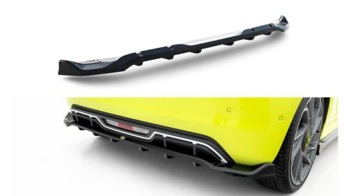Splitter Abarth 500e Rear Central with Diffuser