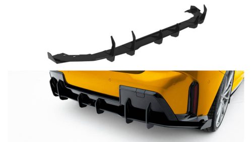Diffuser BMW 1 F70 M-Pack Rear Street Pro Gloss Flaps Black