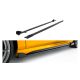 Side Skirts BMW 1 M-Pack F70 Street Pro Black-Red + Gloss Flaps