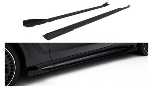 Maxton Design Küszöbtoldat Mercedes-AMG CLE 53 C236 (2023–) – Fényes Fekete