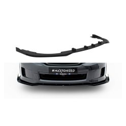   Maxton Design Első Toldat / Splitter Subaru Impreza WRX STI Mk3 Facelift (–) – Fekete-Piros + Fényes Toldatok