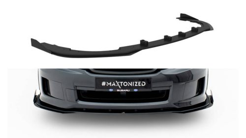Splitter Subaru Impreza WRX STI Mk3 Facelift Front Street Pro Black-Red + Gloss Flaps
