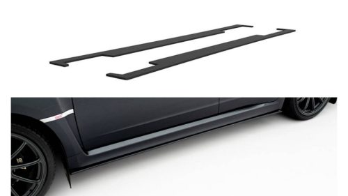 Side Skirts Subaru Impreza WRX STI Mk3 Facelift Street Pro Black