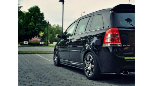 Diffuser Opel Zafira B OPC Side Skirts Gloss Black