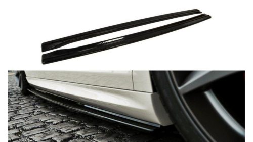 Diffuser Volkswagen Passat CC R36 Rline Side Skirts Gloss Black