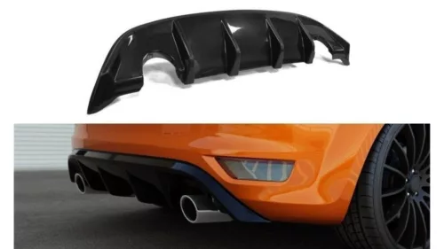 Maxton Design Hátsó Kötény / Diffúzor Ford Focus ST Mk2 Facelift (–) – Fényes Fekete