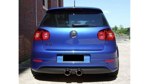 Diffuser Volkswagen Golf V R32 Rear with 2 exhaust holes, for R32 exhaust