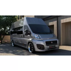 Bumper Fiat Ducato III Front Led Primed
