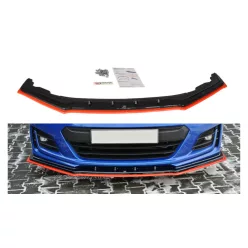   Maxton Design Első Toldat / Splitter Subaru BRZ Mk1 Facelift (2017–2020) – Fényes Fekete + Piros