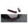 Splitter Subaru BRZ Rear Side v.2 Gloss Black + Red