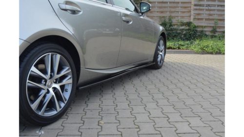 Diffuser Lexus IS III III Facelift Side Skirts Gloss Black